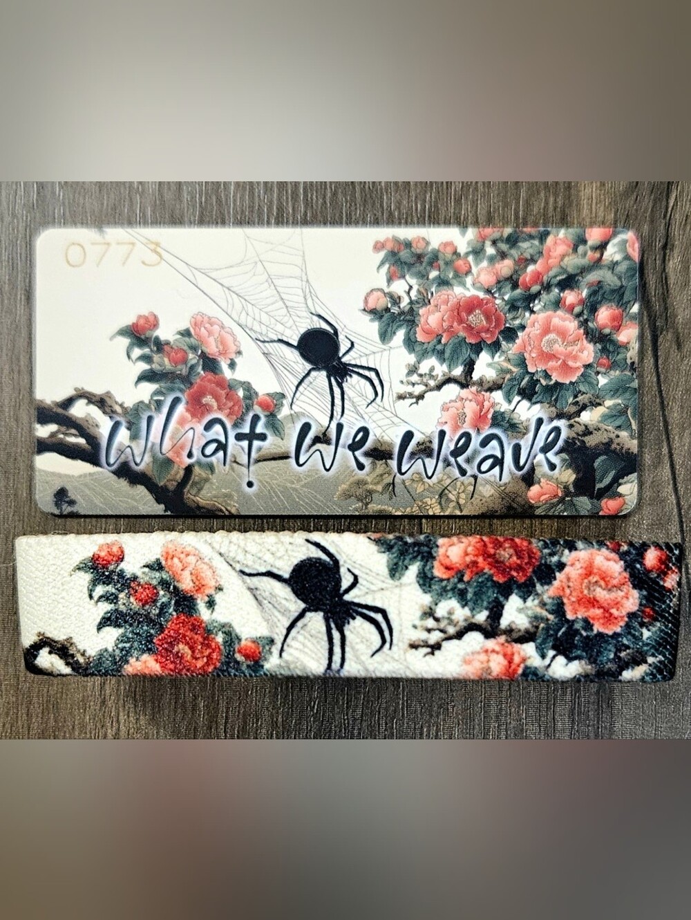 ZOX "WHAT WE WEAVE" #773/1000 made COFFIN INTERACTIVE Collectible Wristband
